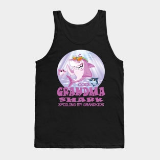 Cool Grandma Shark - Spoiling My Grandkids Tank Top